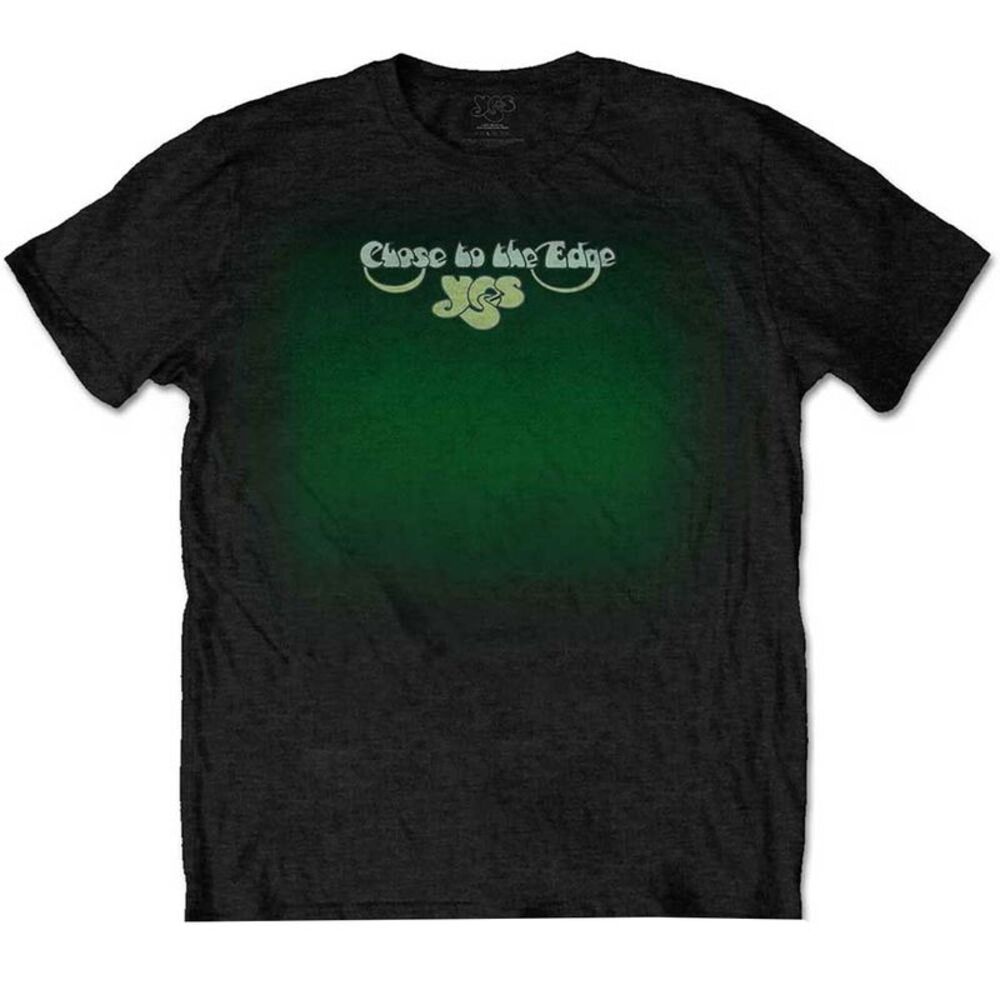 Yes Unisex Adult Close To The Edge Cotton T-Shirt / Black